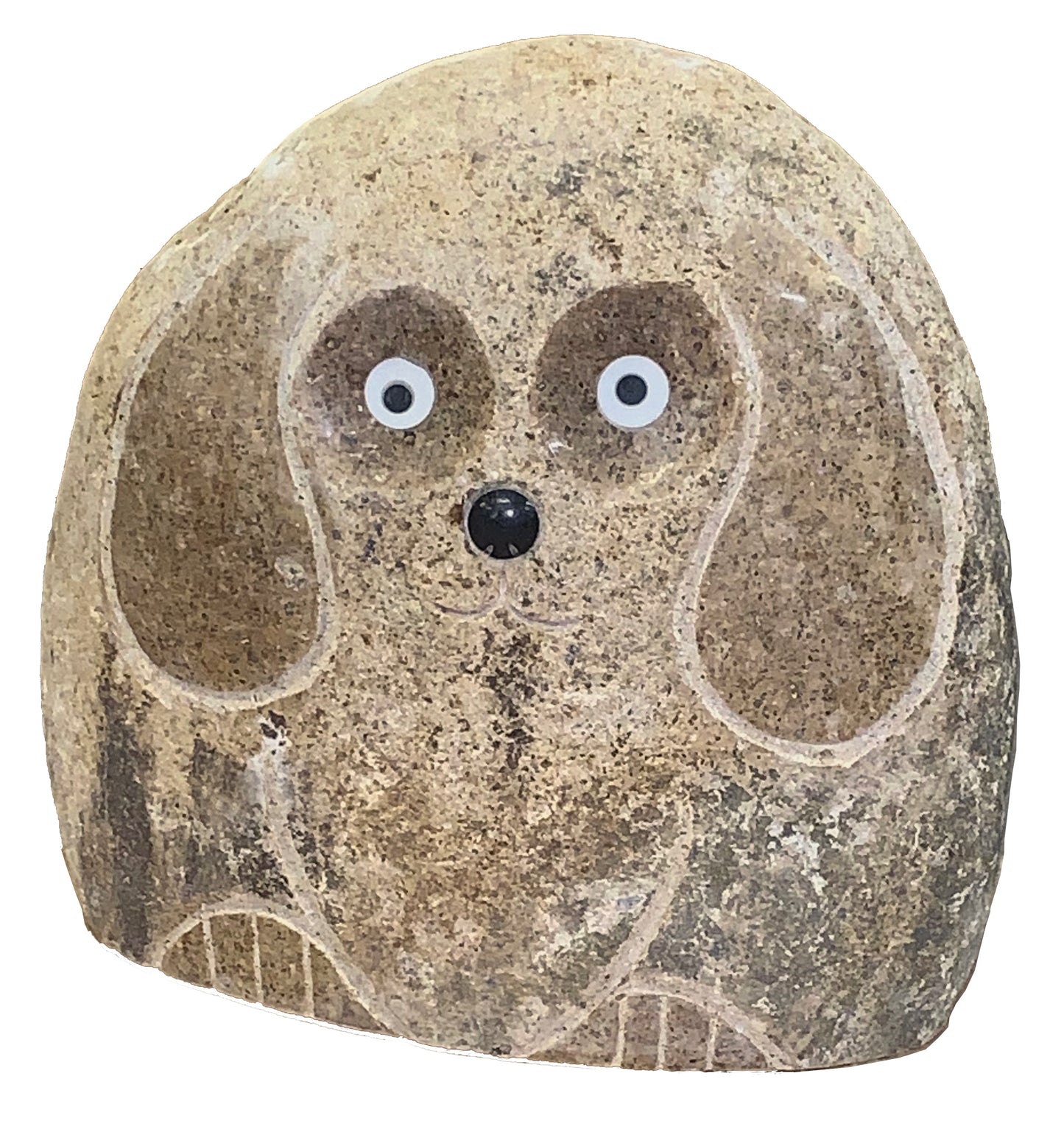 12" H Boulder Dog