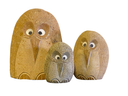 Family of Boulder Angry Birds 3 Pcs 6"8"12"