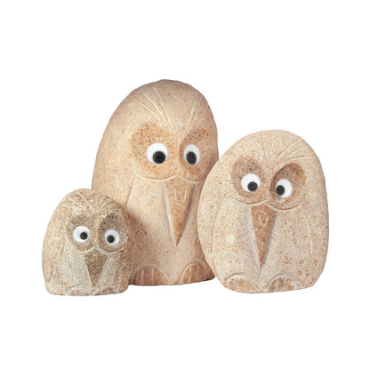 Family of Boulder Angry Birds 3 Pcs 4"6"8"