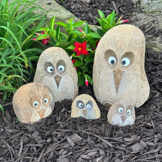 Family of Boulder Angry Birds 5 Pcs 4"X26"8"12"