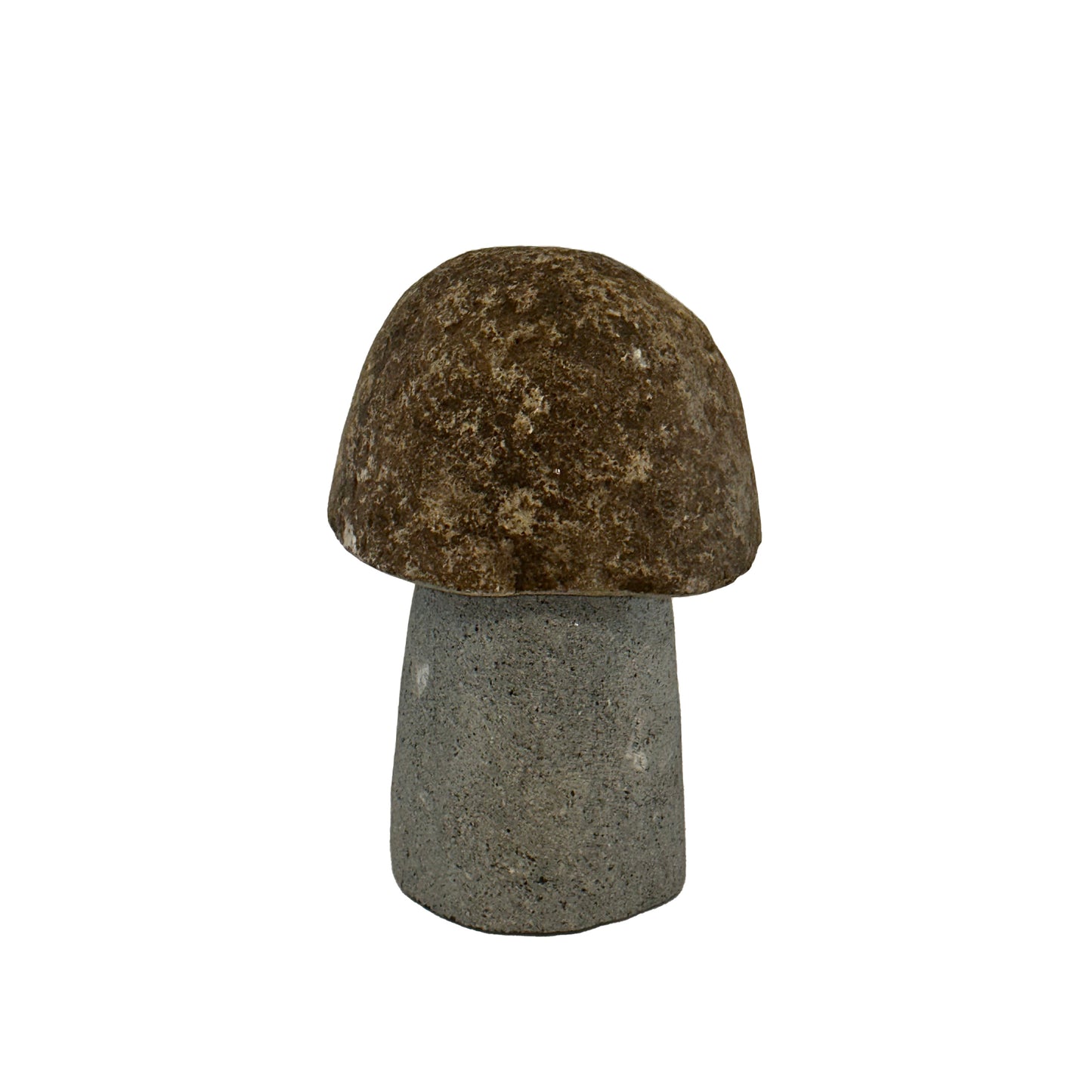 12"H Granite Boulder Mushroom