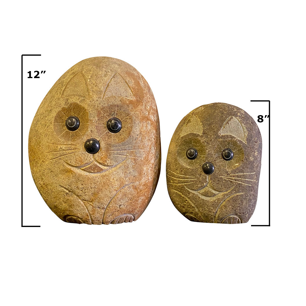 Family of Boulder Cats 2 Pcs 8"12"