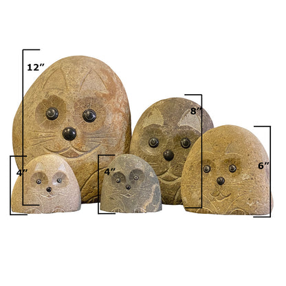 Family of Boulder Cats 5 Pcs 4"x26"8"12"