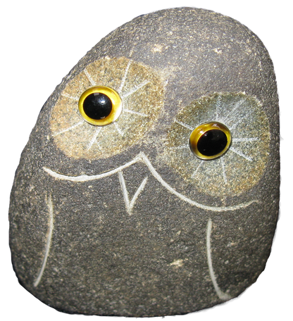 2" Boulder Owl