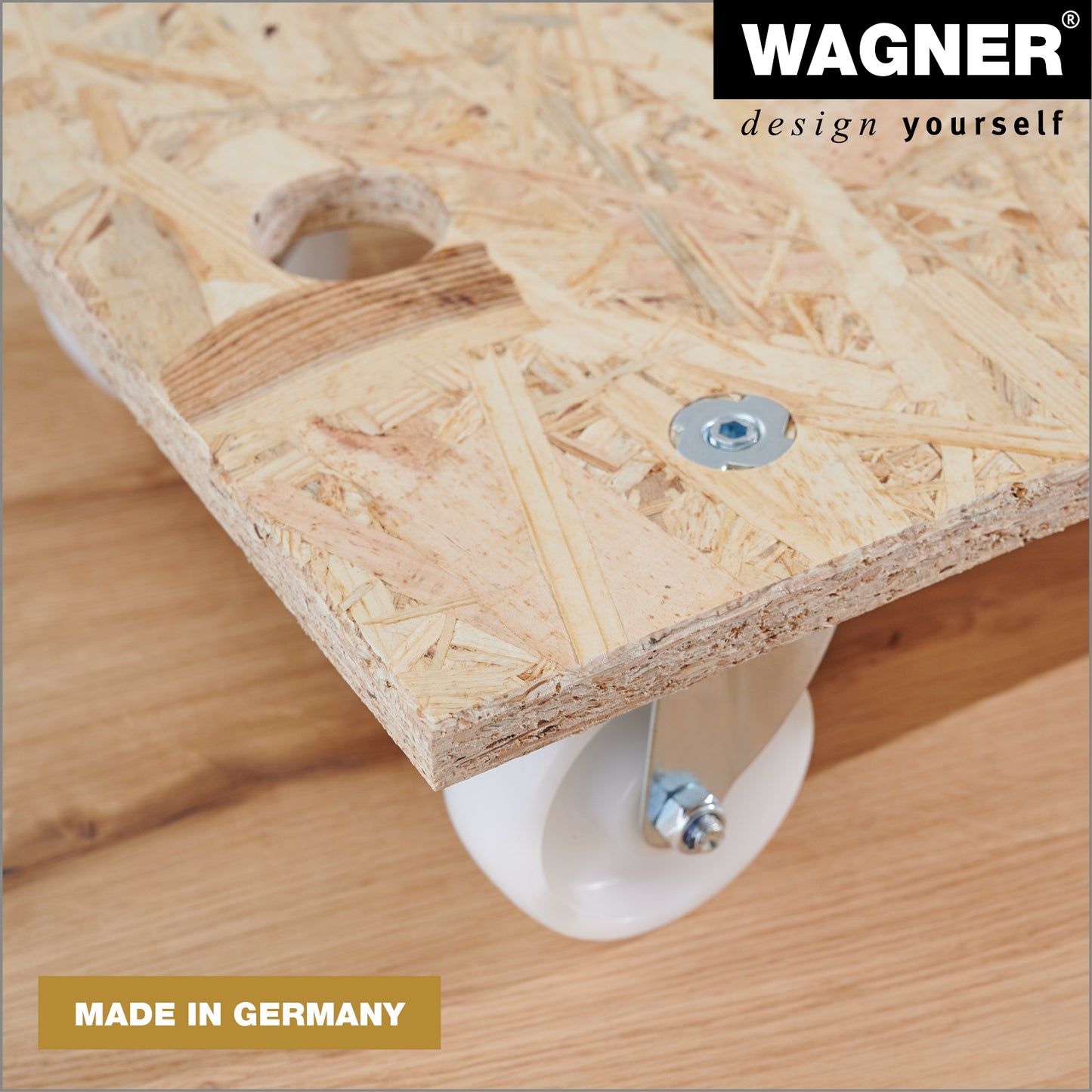 23" x 12" Wood Moving Dolly